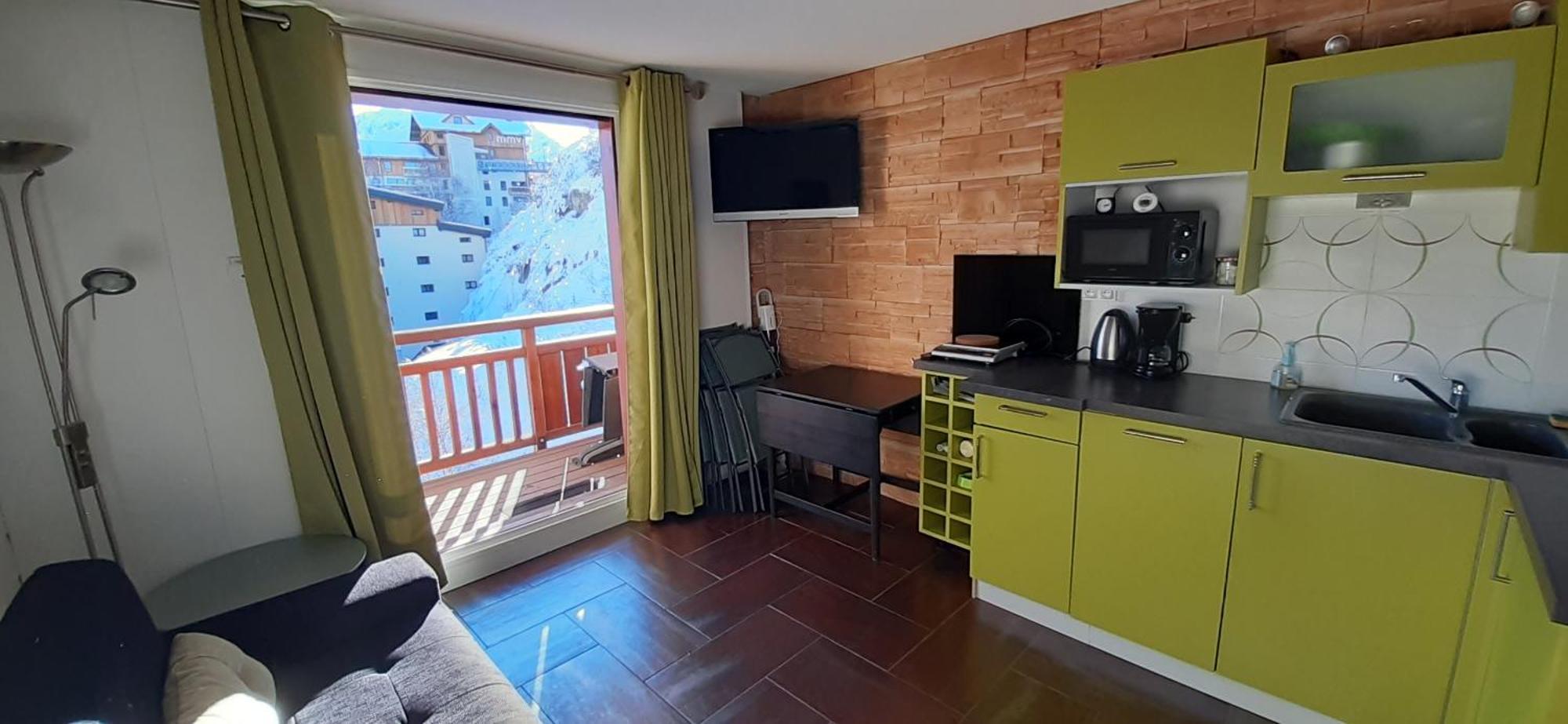 Apartment 4 Pers Plein Centre Parking Prive Les Deux Alpes